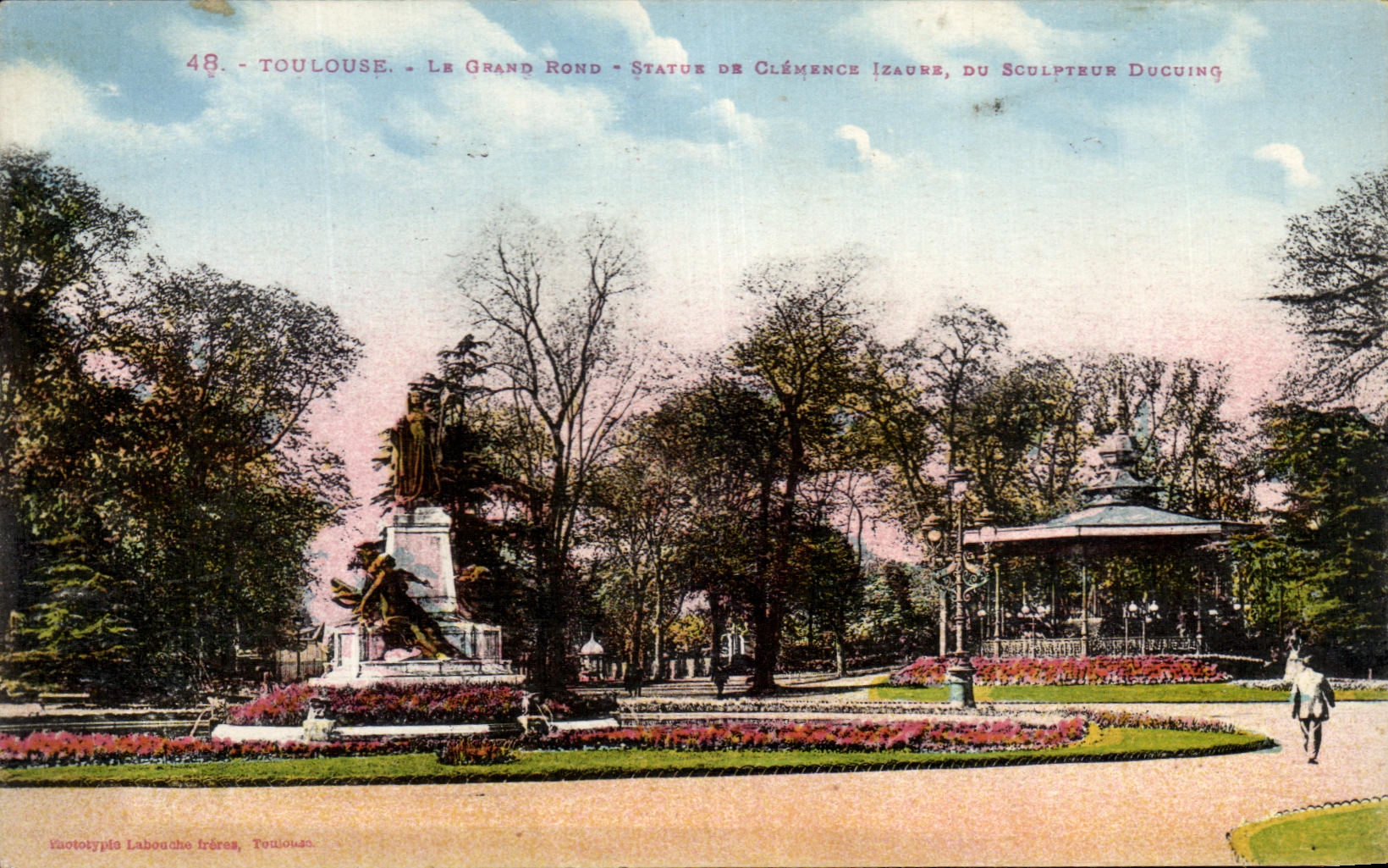 CPA Toulouse Statue De redondo grande Clemence Izaure Ducuing