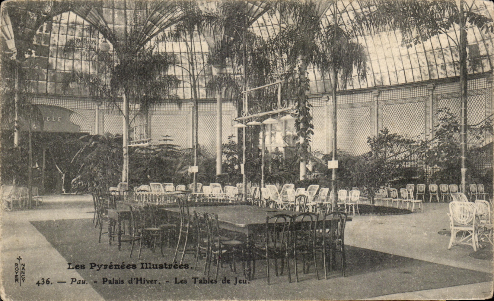 CPA Pryrenees Illutrees Pau Palate of Winter Tables of Play