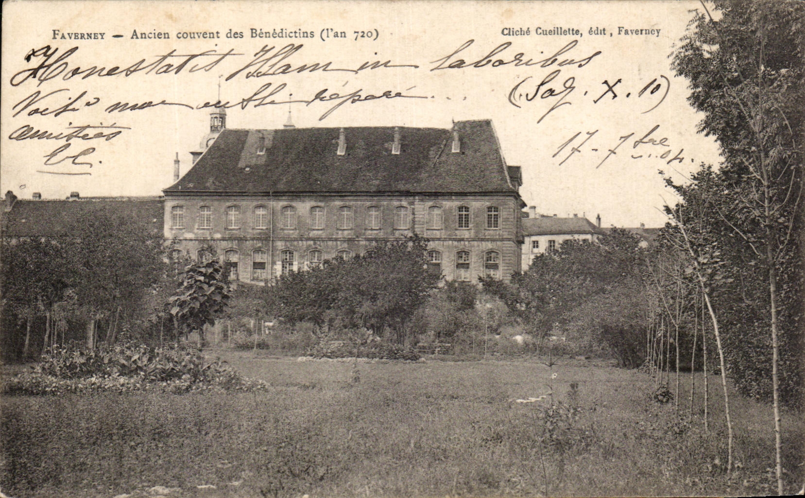 CPA Faverney Ancien brood Benedictines