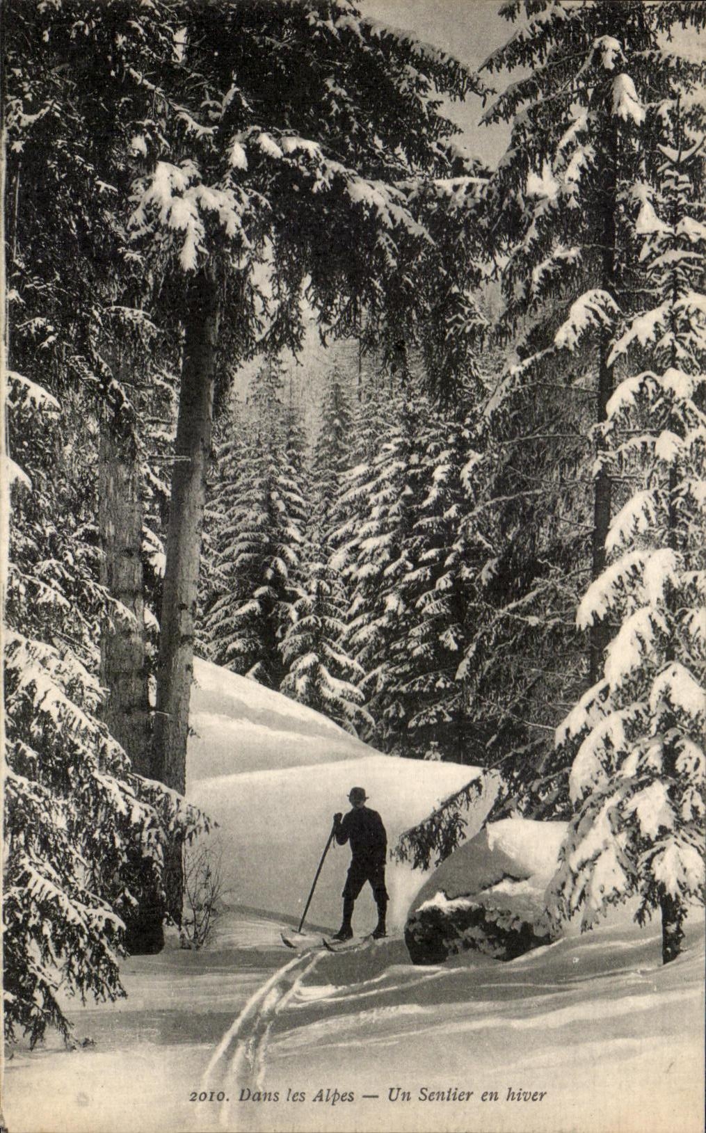 CPA en las montan@as Senlier en esqui del invierno