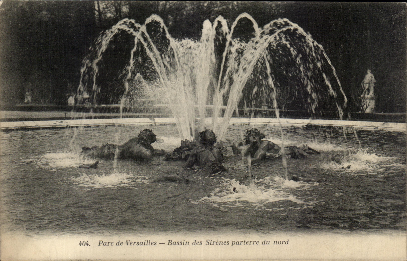 CPA Parc De Versailles Bassin des Sirenes parterre du nord