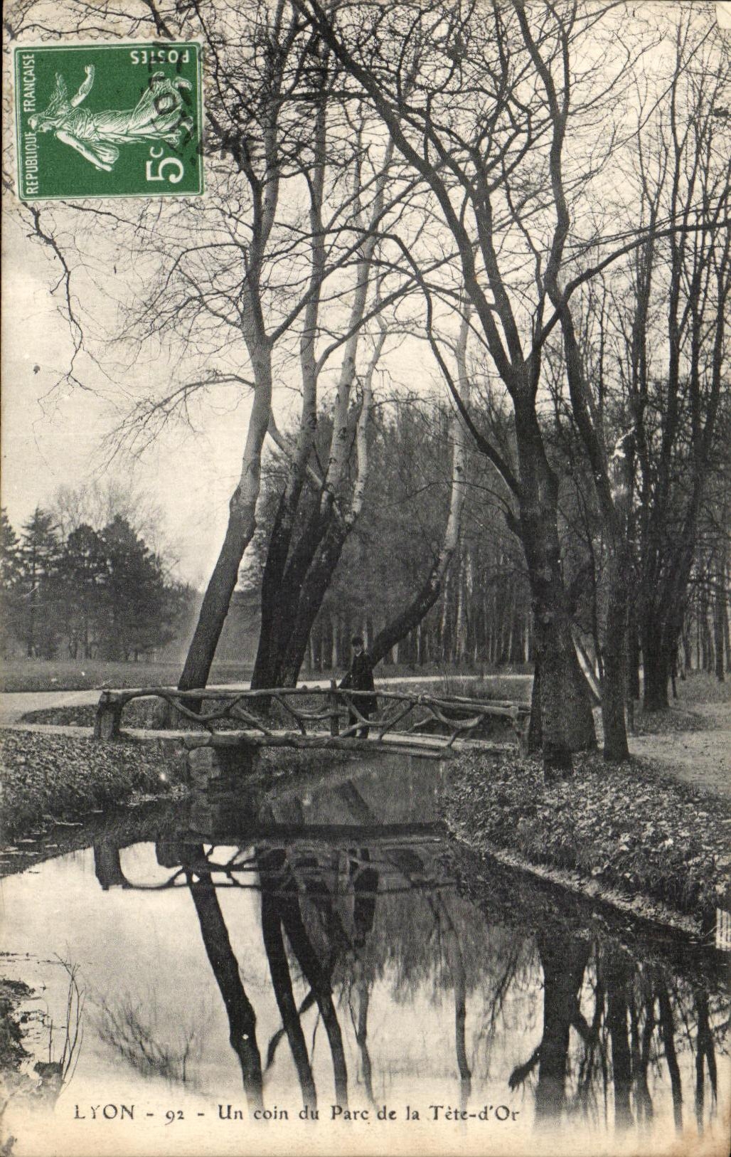 CPA Lyon a corner Park of the Gold Head
