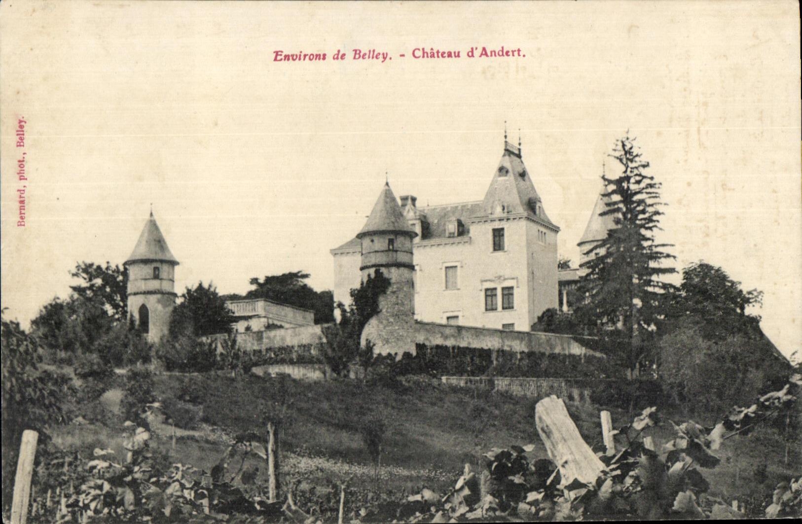 Alrededores de CPA del castillo de Belley de Andert