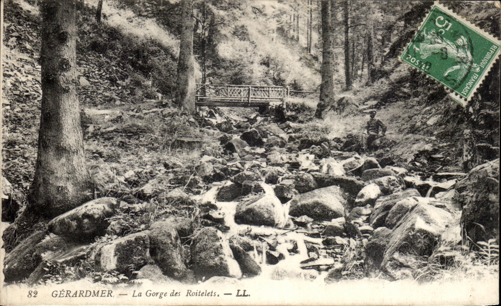 CPA Gerardmer La Gorge Des Roitelets