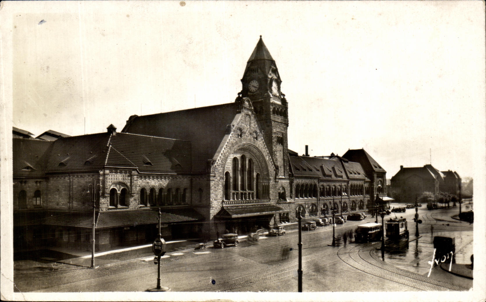 CPA Metz Le Gare Centrale