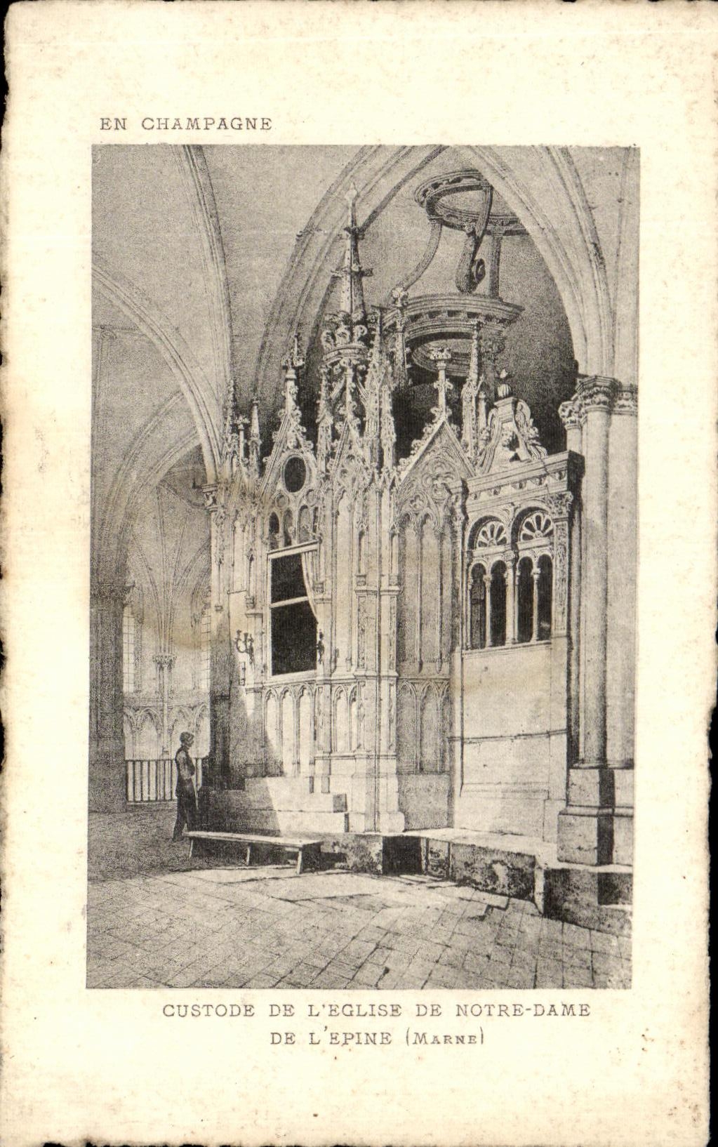 CPA Custode Of the Church D Notre Dame Of the Spine