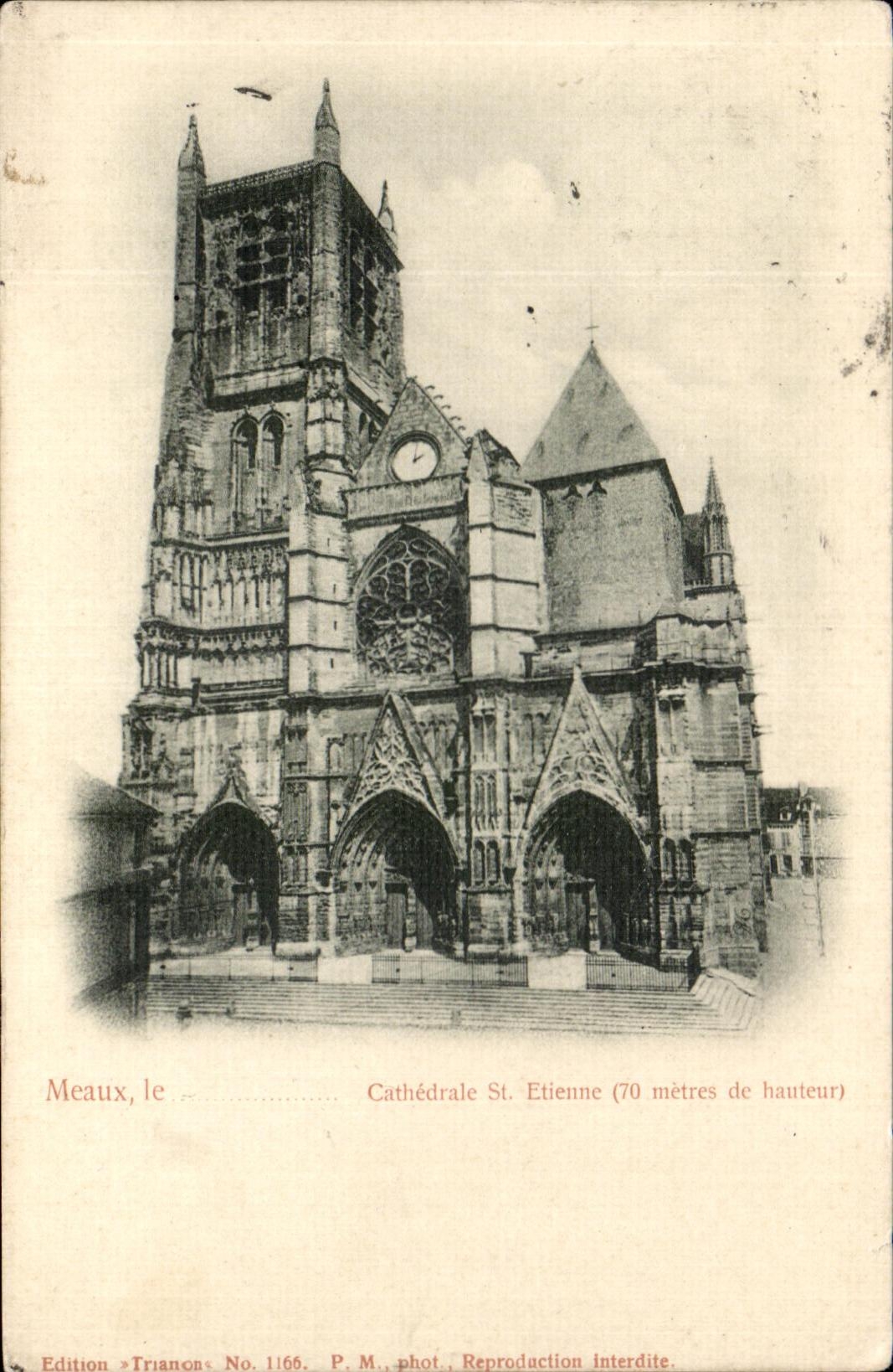 CPA Meaux the Cathedral St Etienne