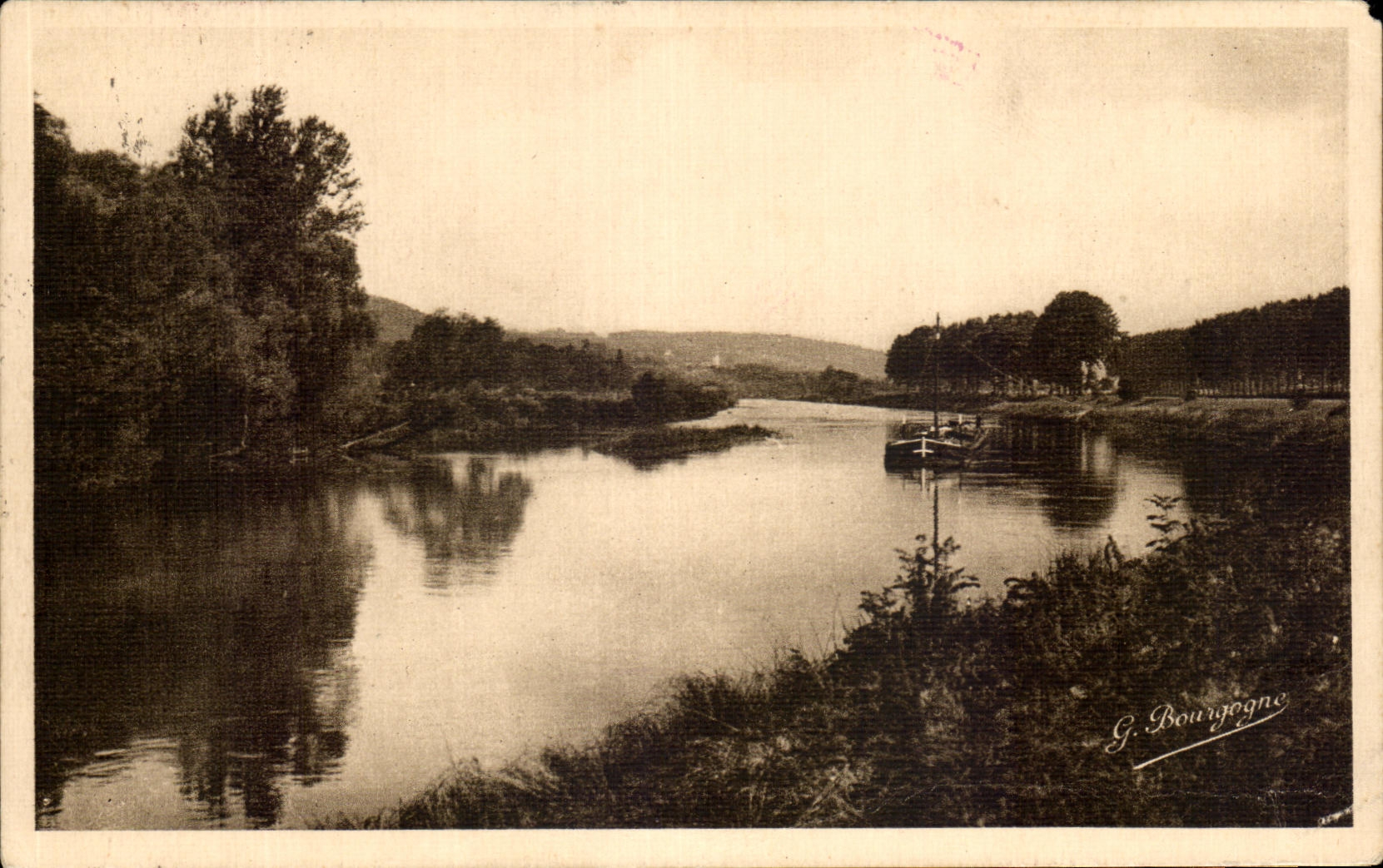 CPA Ferte Under Jouarre the Ves Marne Upstream