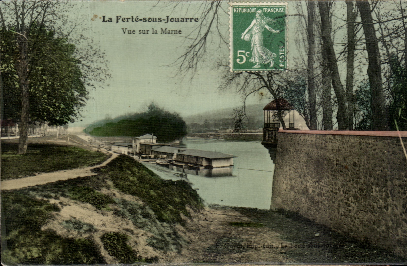 CPA Ferte Under Jouarre Seen On the Marne