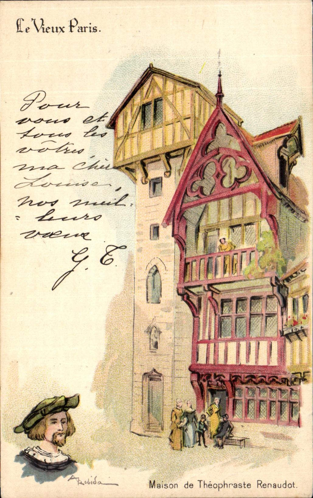 CPA Paris the Old House of Theophraste Renaudot