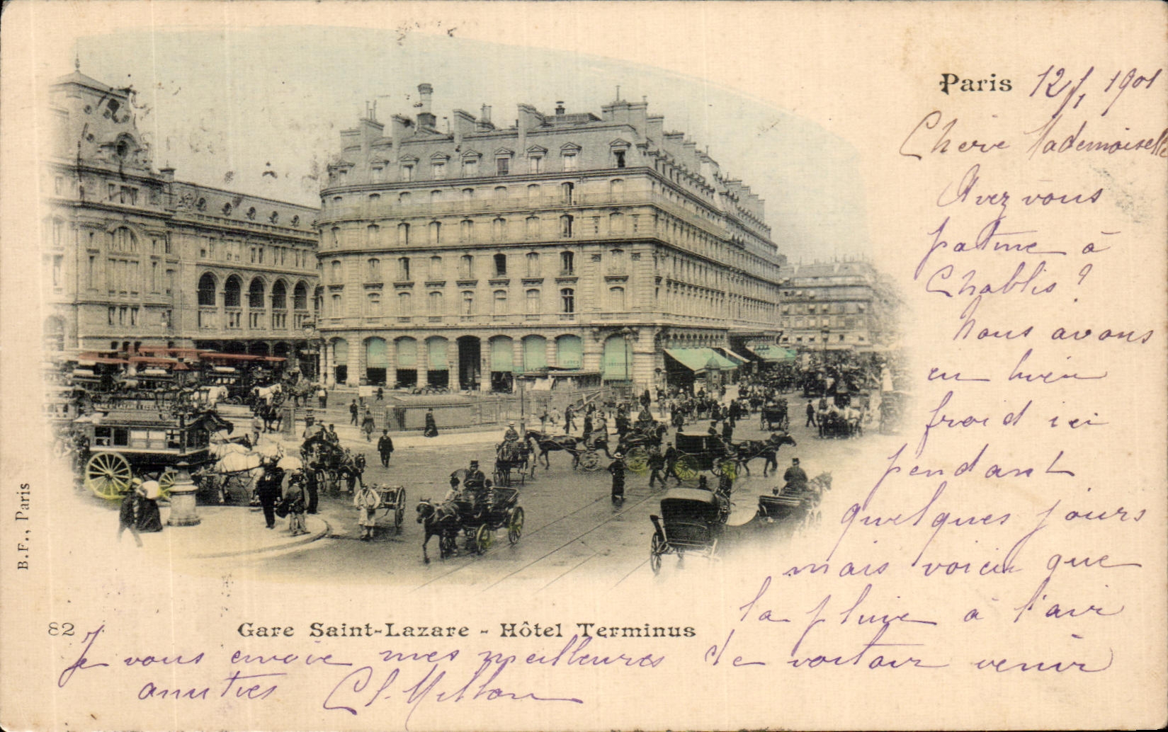CPA Paris Parks Lazare Hotel Terminus Saint