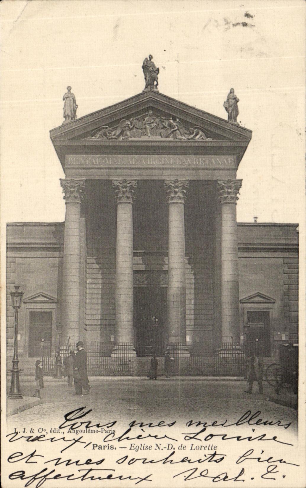 CPA Paris Church ND of Lorette