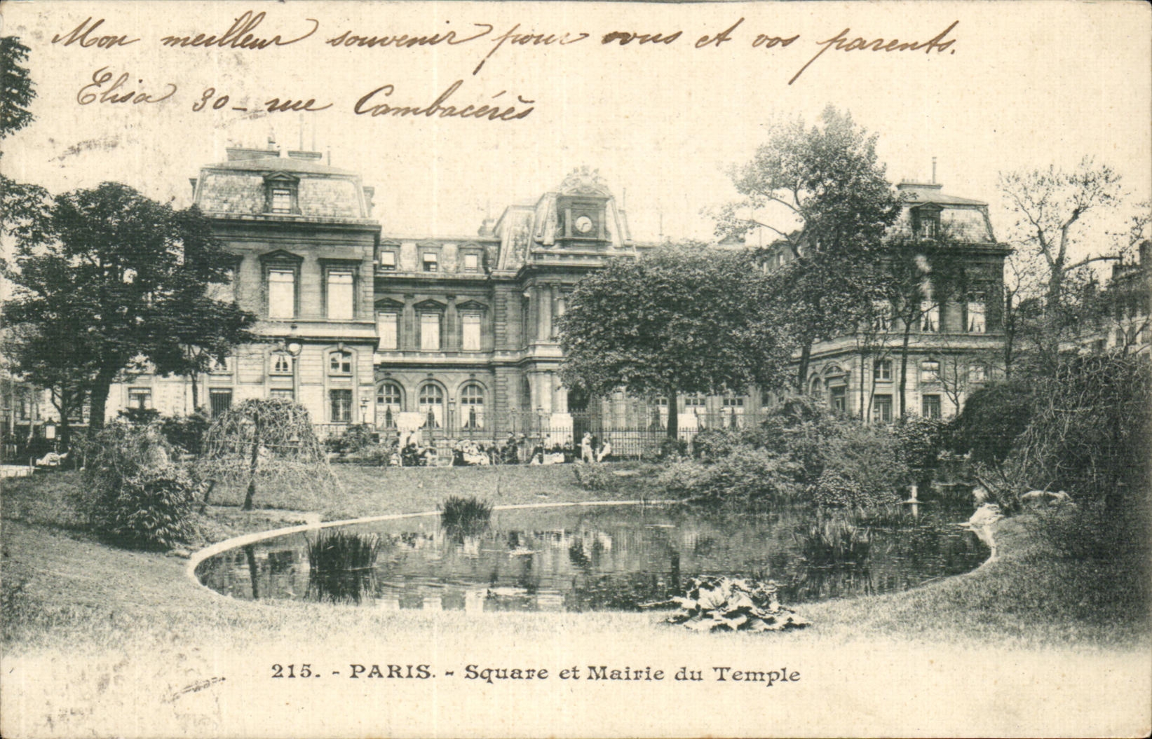 CPA Paris Square et Mairie du Temple