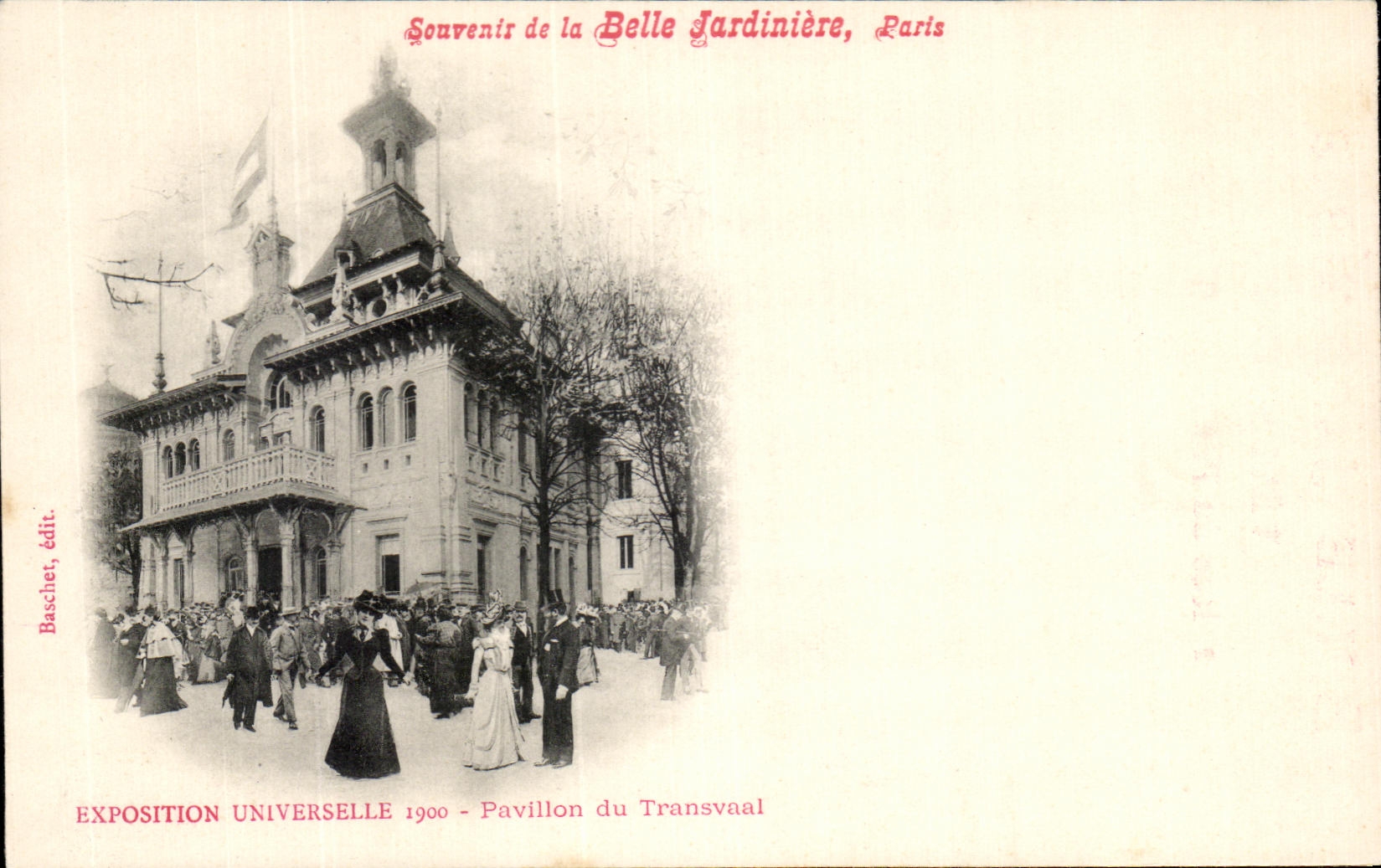 Casa de CPA Paris del soporte de flor hermoso de Transvaal