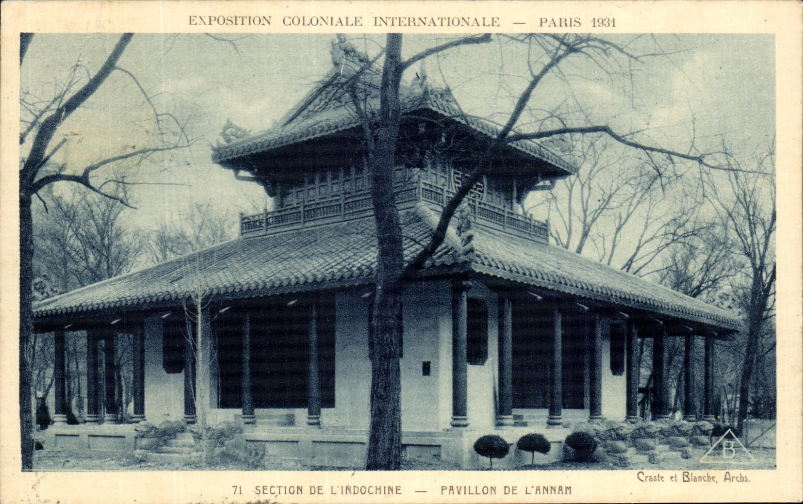 Casa de CPA Paris del Annam Paris colonial justa 1931