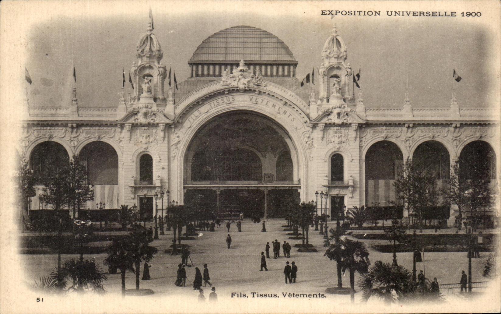 Telas del alambre de CPA Paris que arropan favorablemente el universal 1900