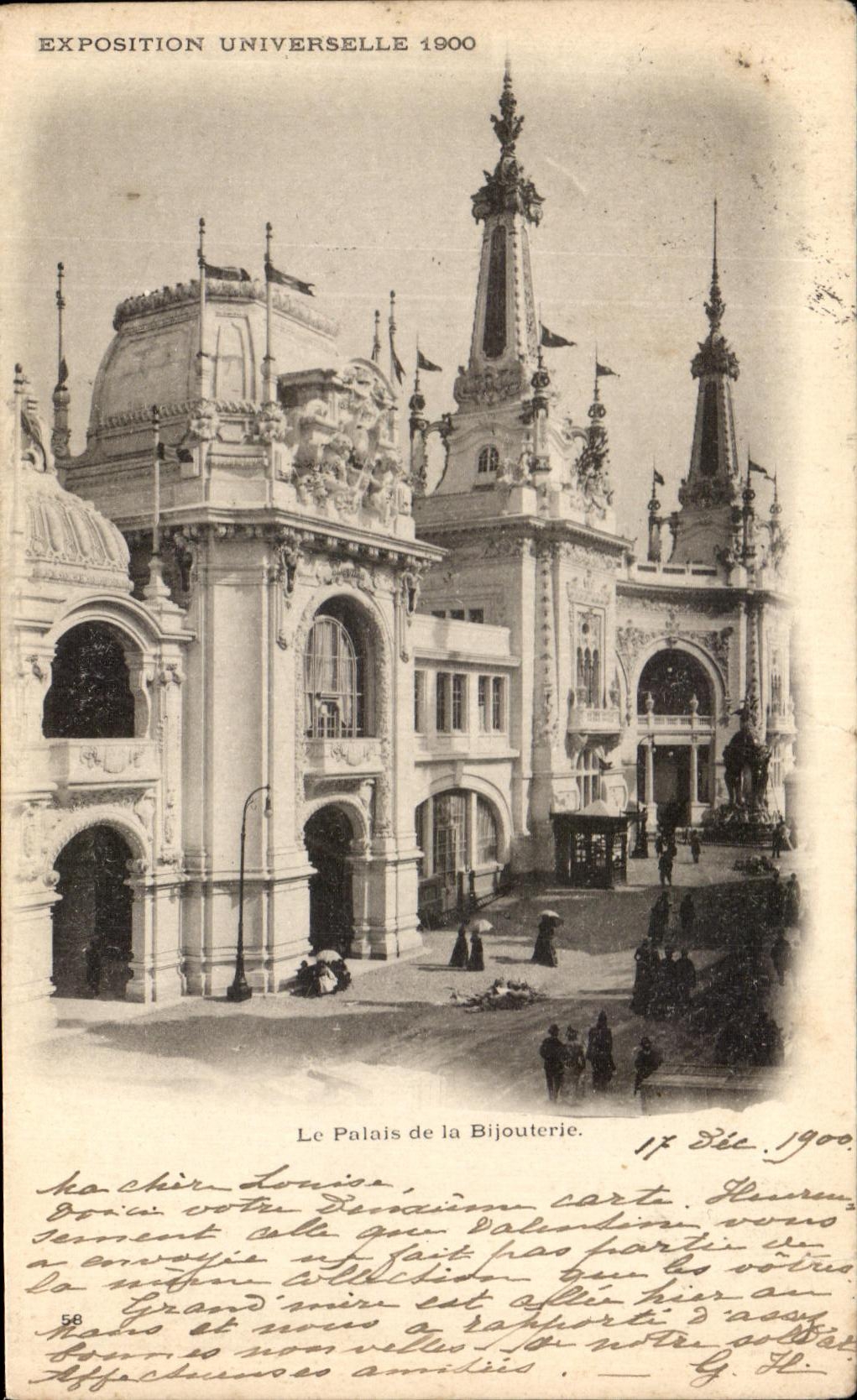 CPA Paris el paladar de la joyeria del universal 1900 favorablemente