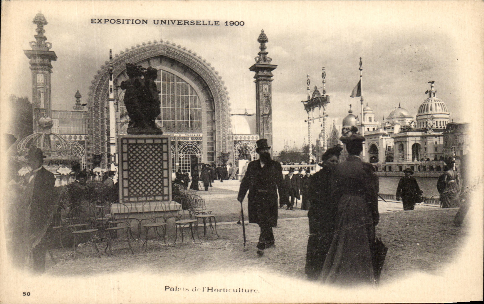 Paladar de CPA Paris de la horticultura del universal 1900 favorablemente