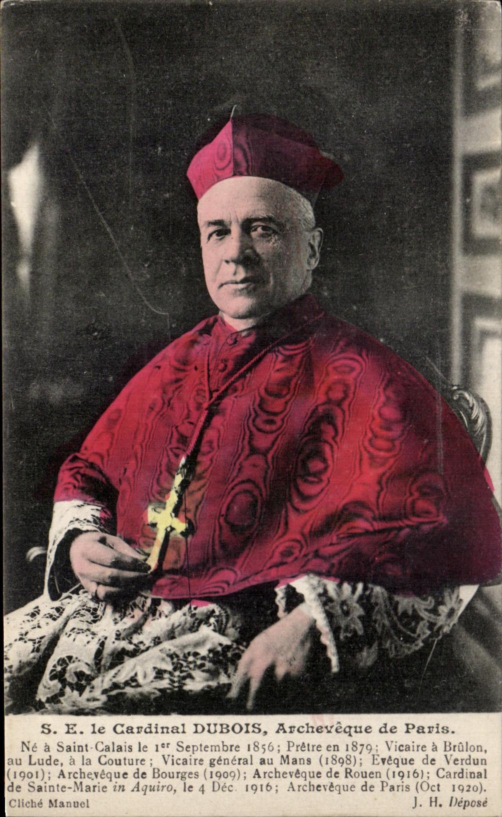 CPA Paris Le Cardinal Dubois Archeveque de Paris