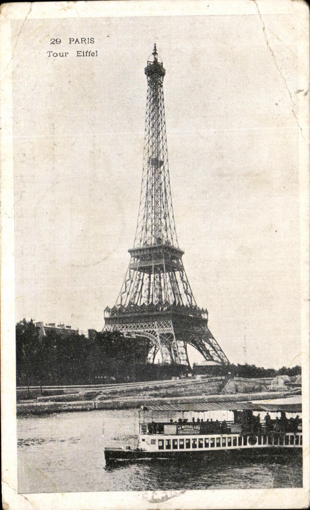 CPA Paris Tour Eiffel Peniche