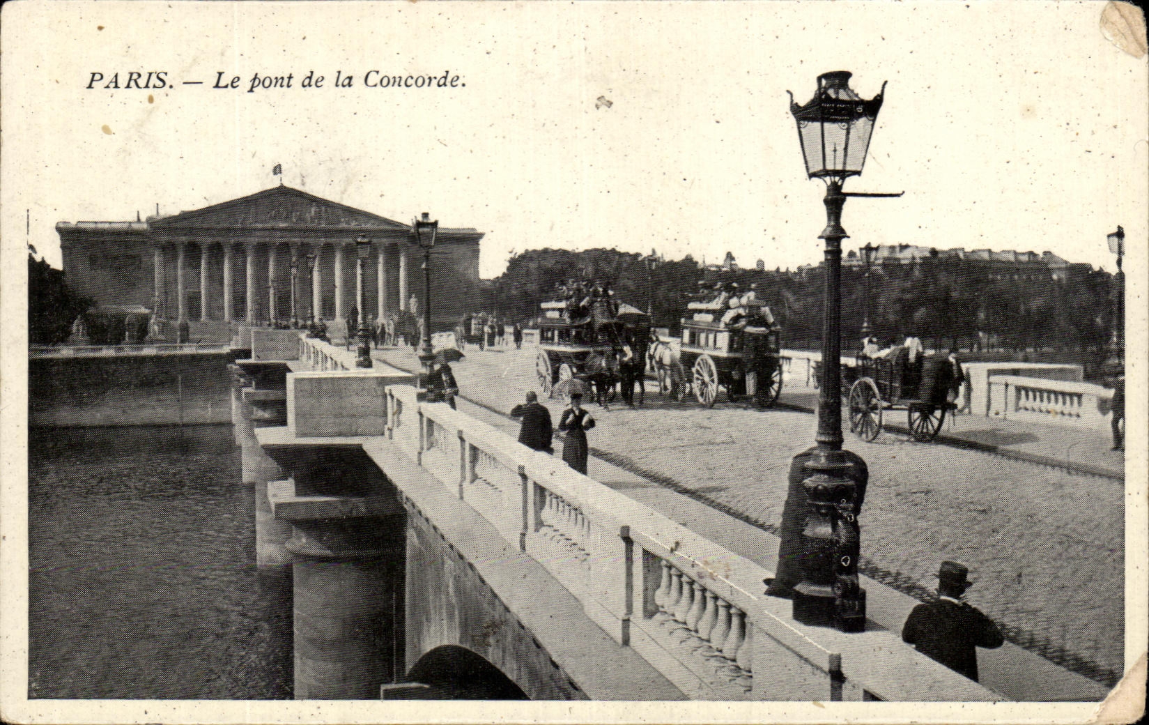 CPA Paris Le Pont de la Concorde
