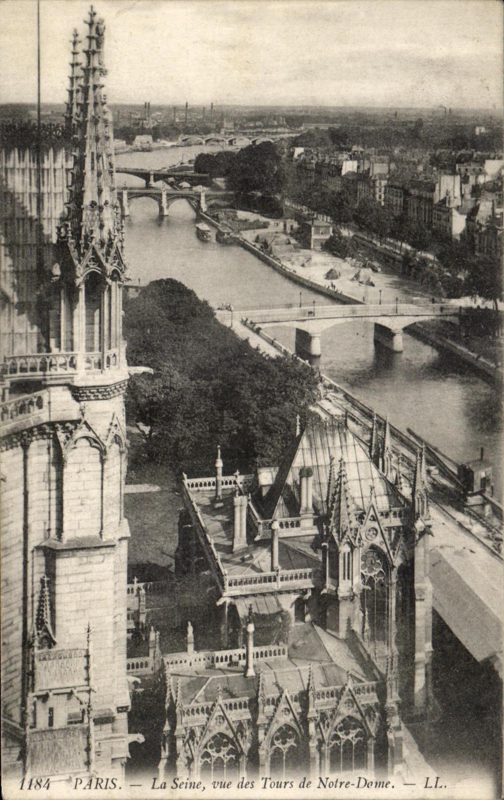 CPA Paris the Seine Seen of Tours of Our Lady