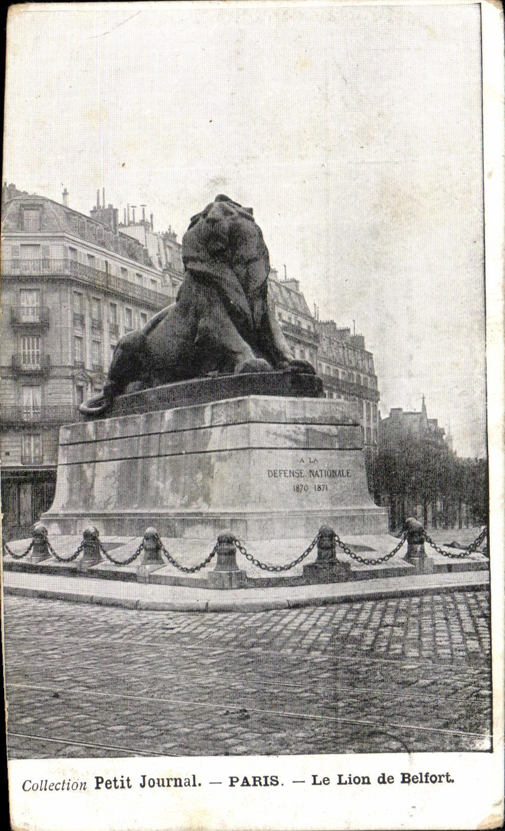 CPA Collection Small Paris Newspaper the Lion of Belfort