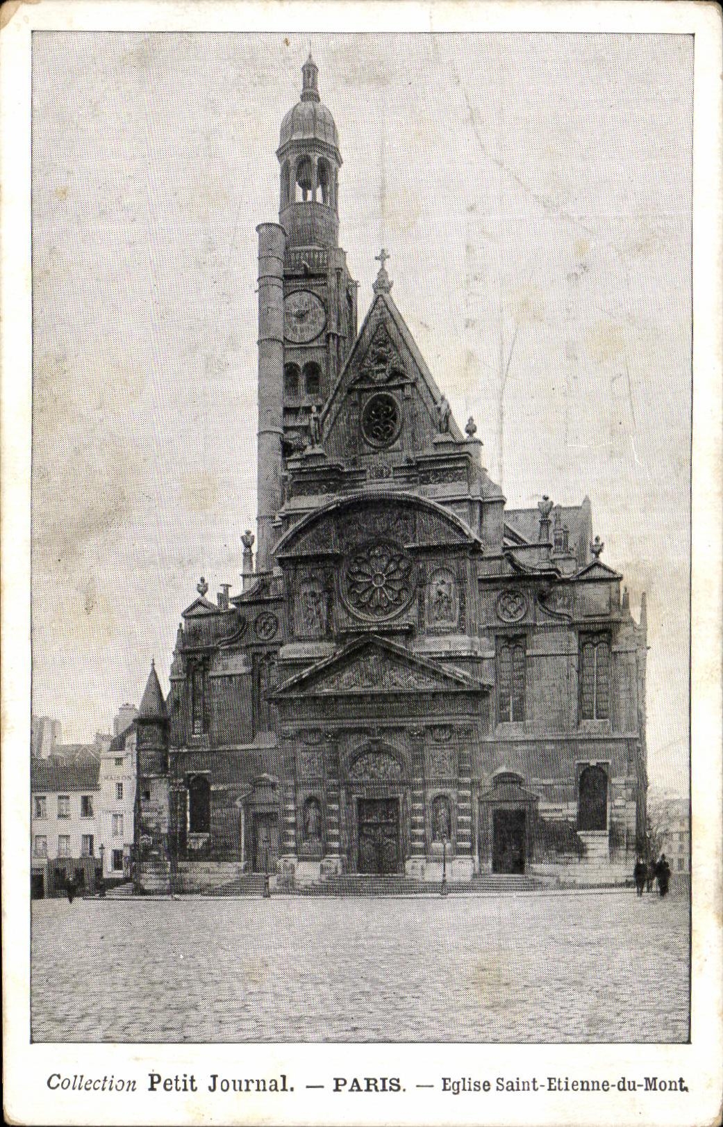 CPA Collection Small Newspaper Paris Church Saint Etienne of the Mount