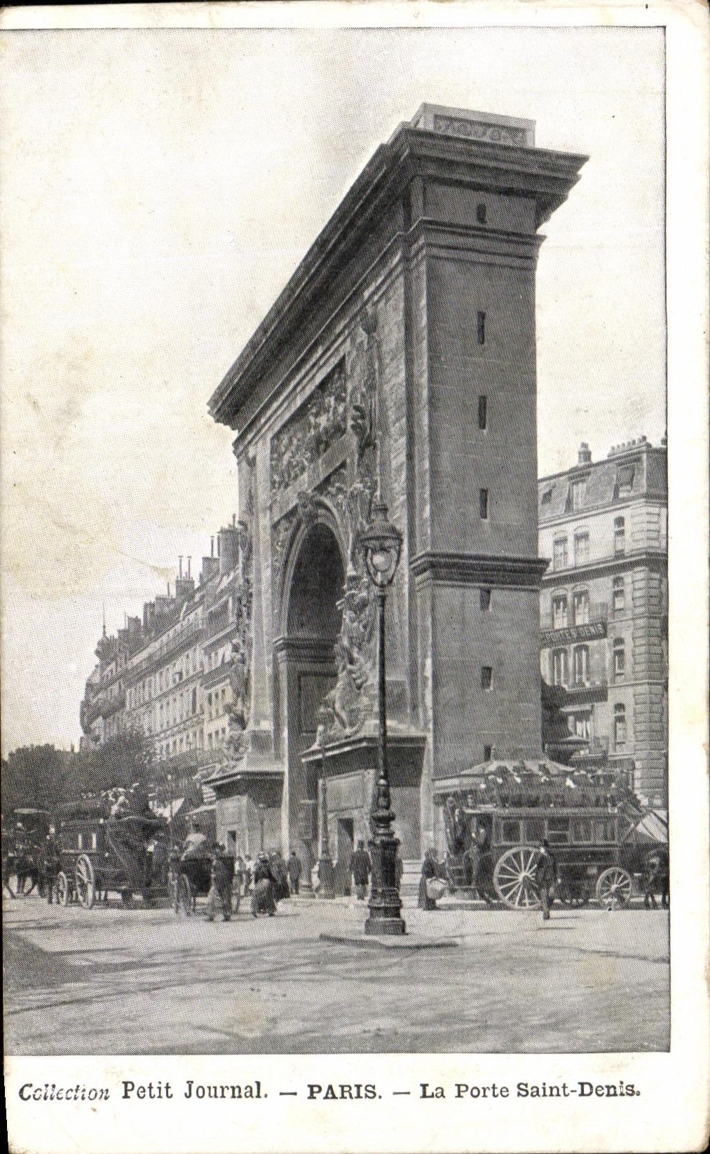 CPA Collection Small Paris Newspaper the Gate Saint Dens