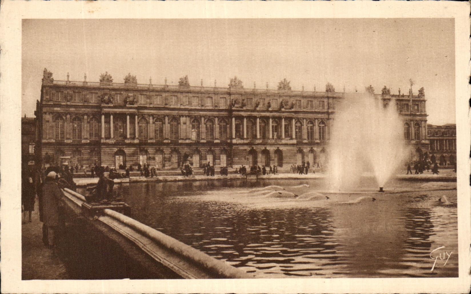 CPA Versailles Chateau et Parterres d'eau