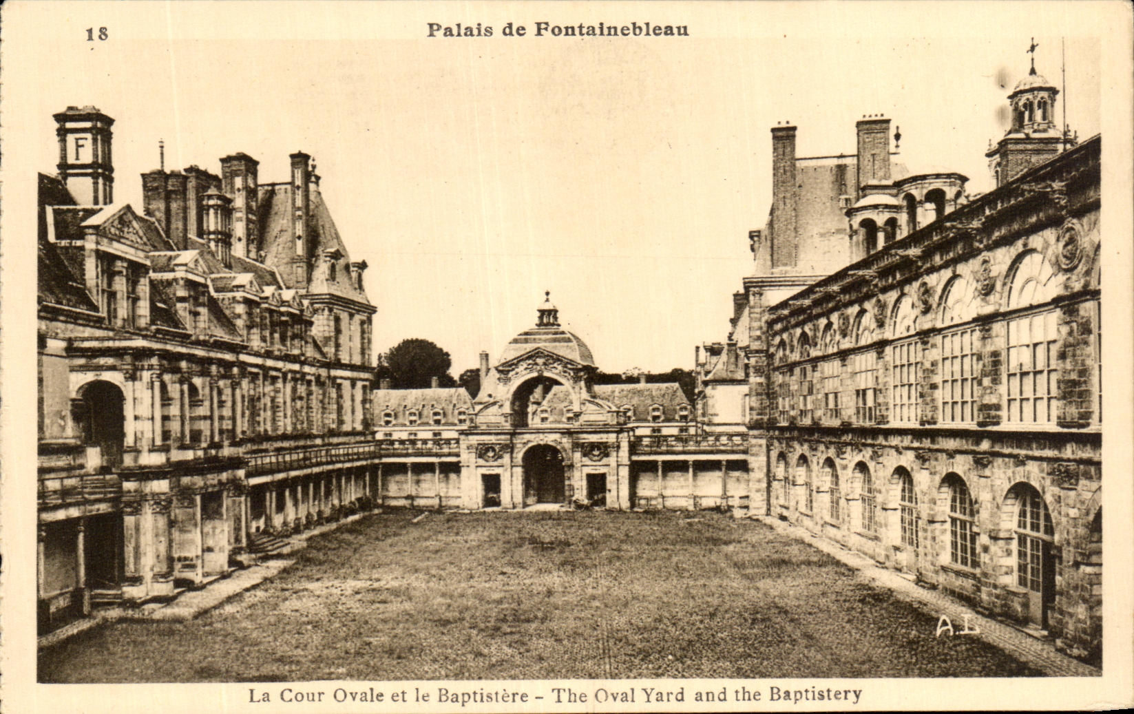 CPA Palate of Fontainebleau Oval Court and the Baptistry