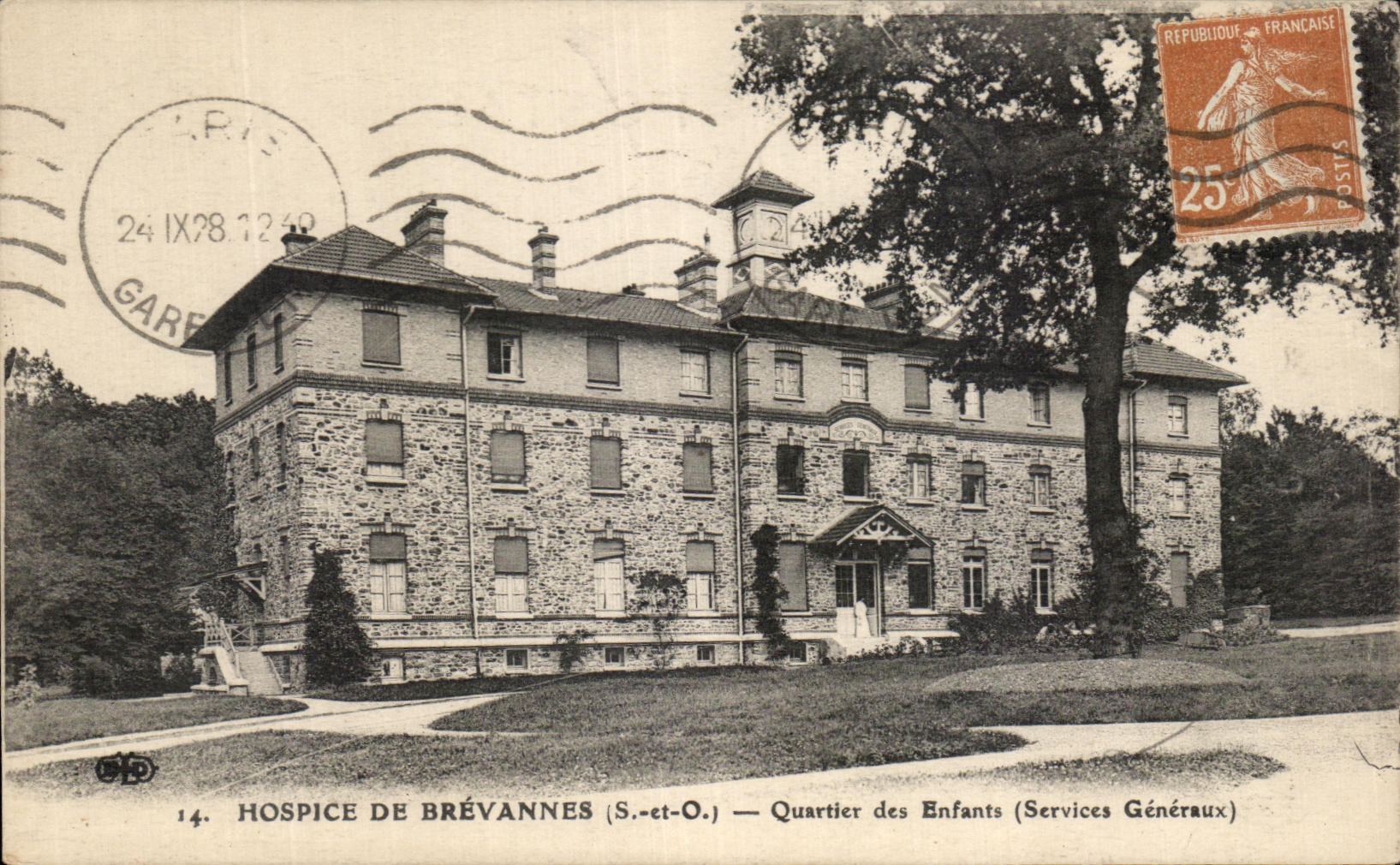 CPA Hospice de Brevannes Quartier des Enfants Services generaux