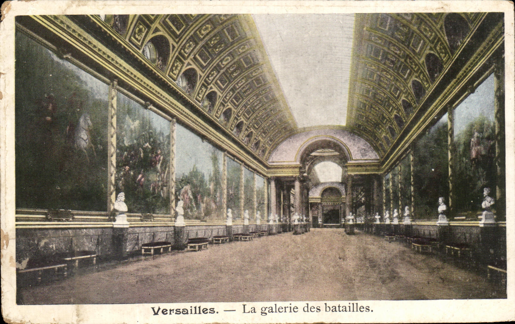 CPA Versailles La Galerie des Batailles