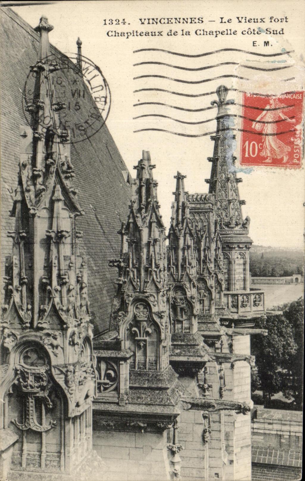 CPA Vincennes the strong Old man Capitals of the Vault southern part