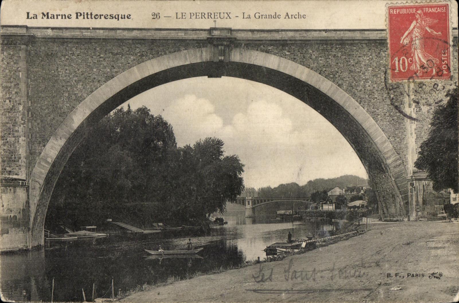 CPA the Picturesque Marne Perreux La Grande Arche