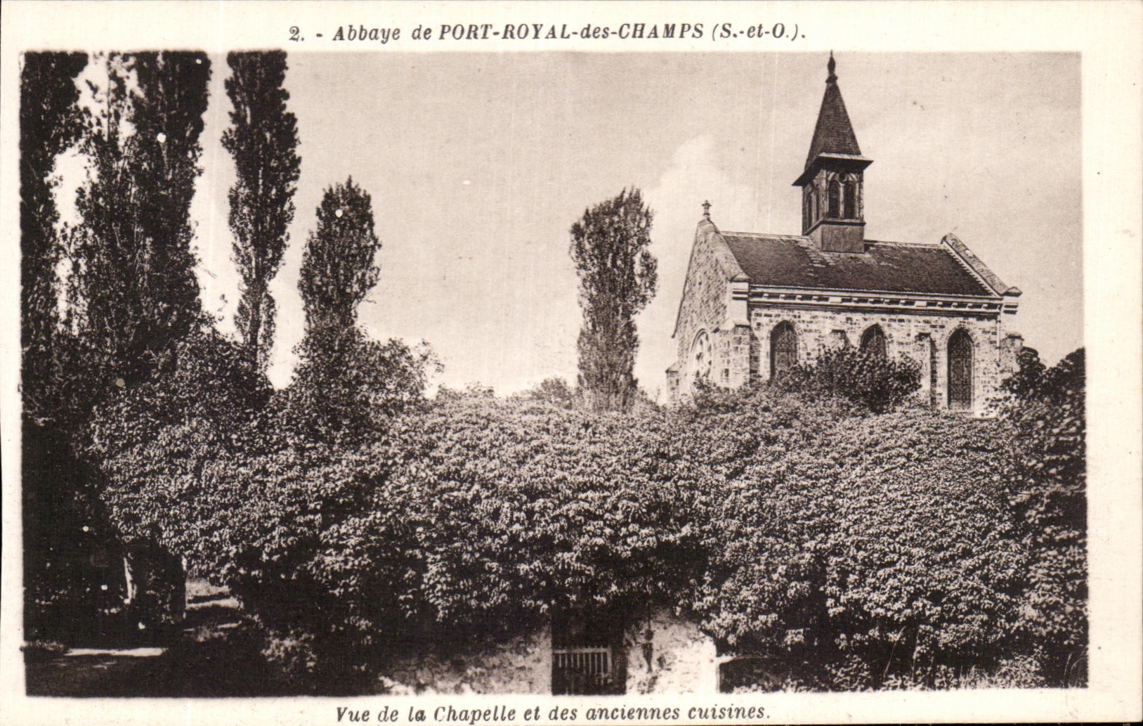 CPA Abbey of Royal Port of the Fields Seen of the Vault and the old Kitchens