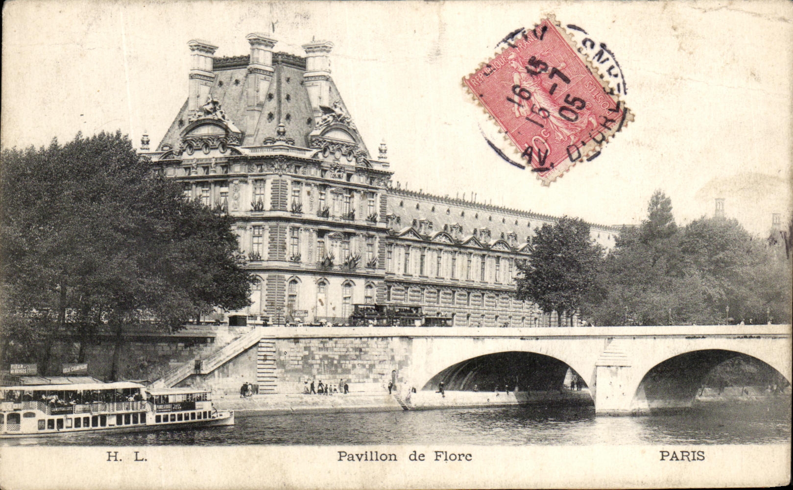 CPA Pavillon de Flore Paris
