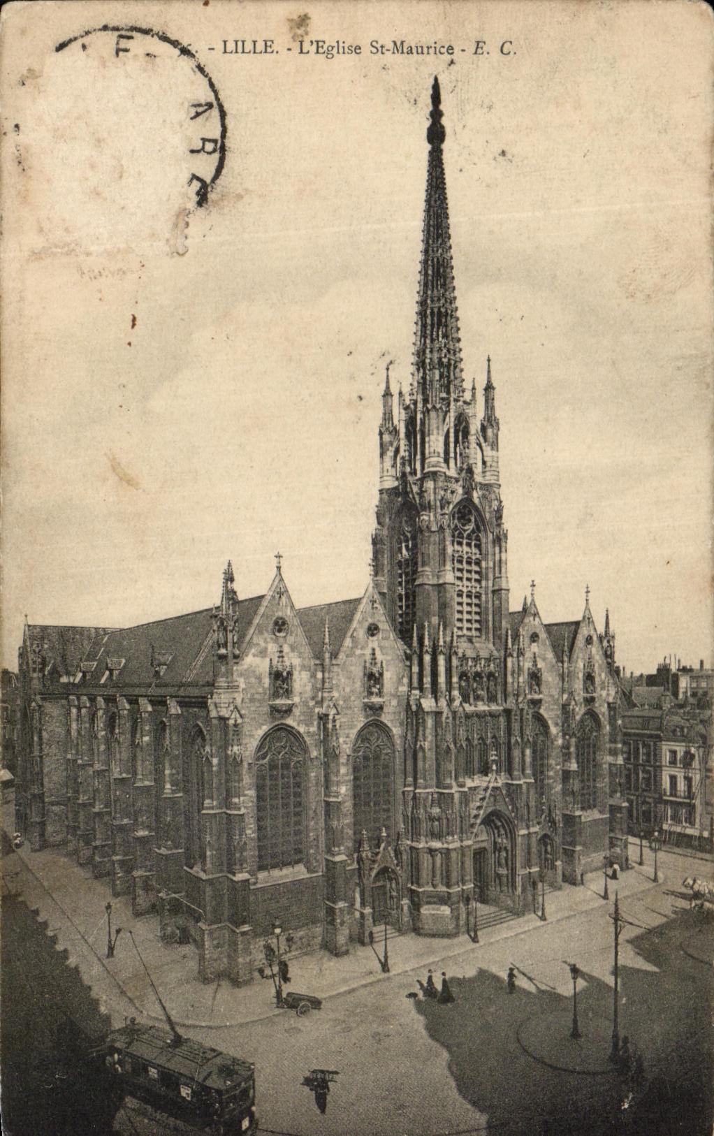 CPA Lille the Church St Mauirce