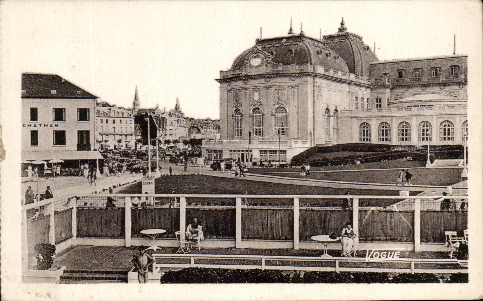 CPA Trouville the Casino Seen Of the Swimming pool