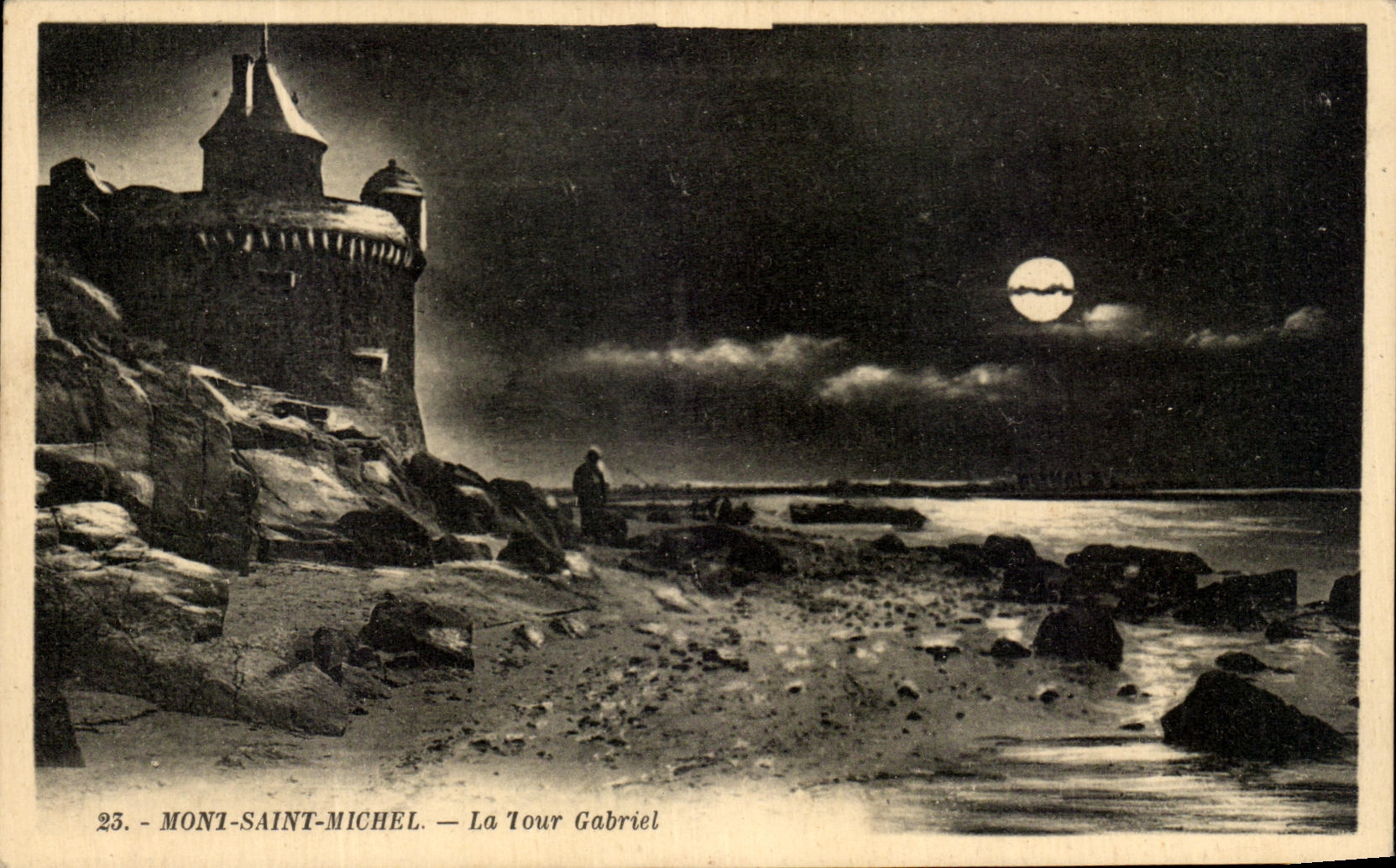 CPA Mont Saint Michel the Gabriel Tower