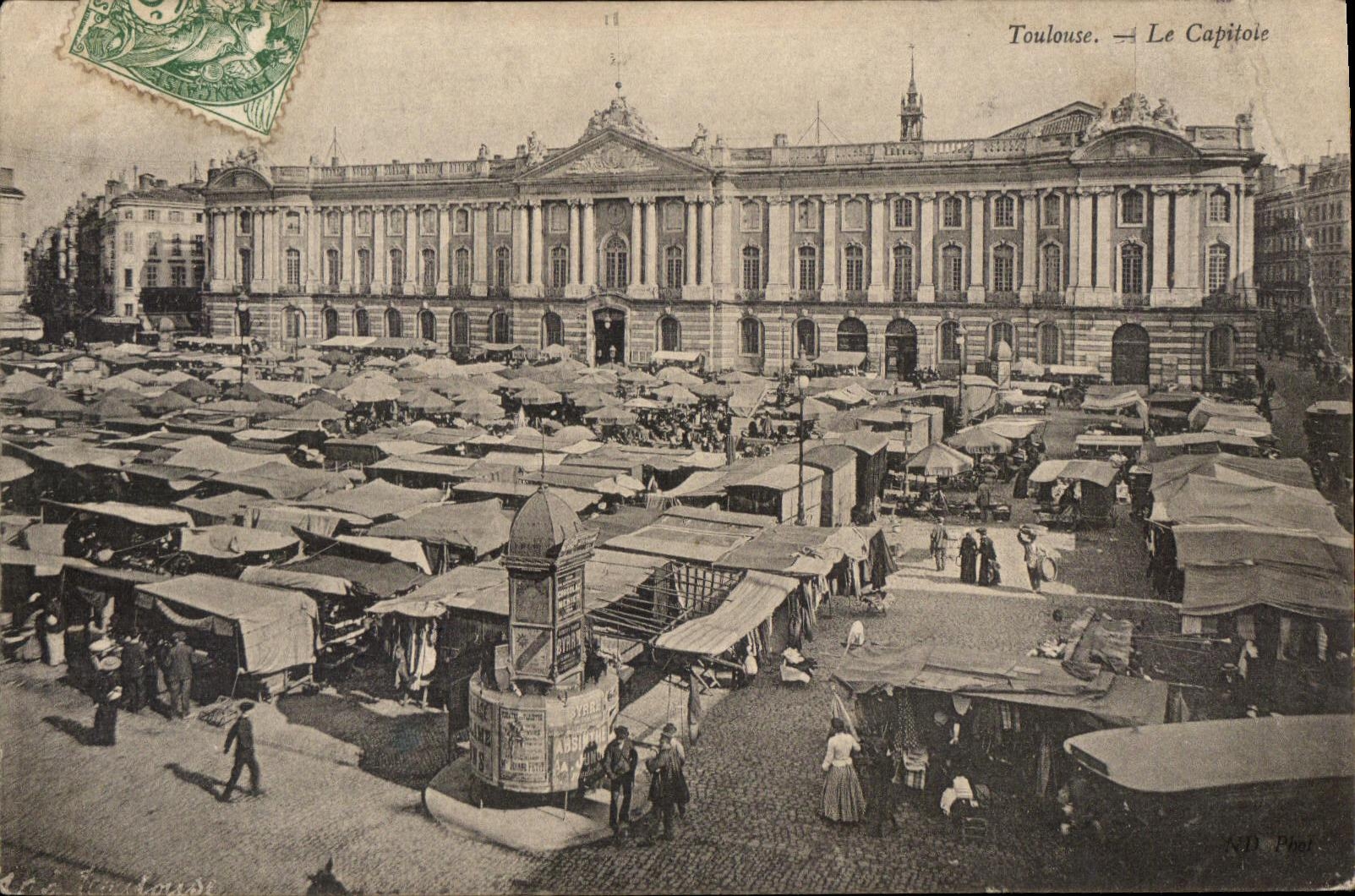 CPA Toulouse Le Capitole Le marche