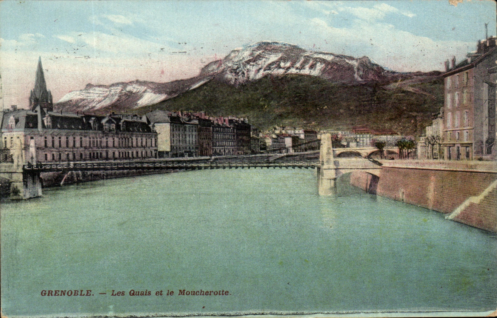 CPA Grenoble Quays and Mouoherotte