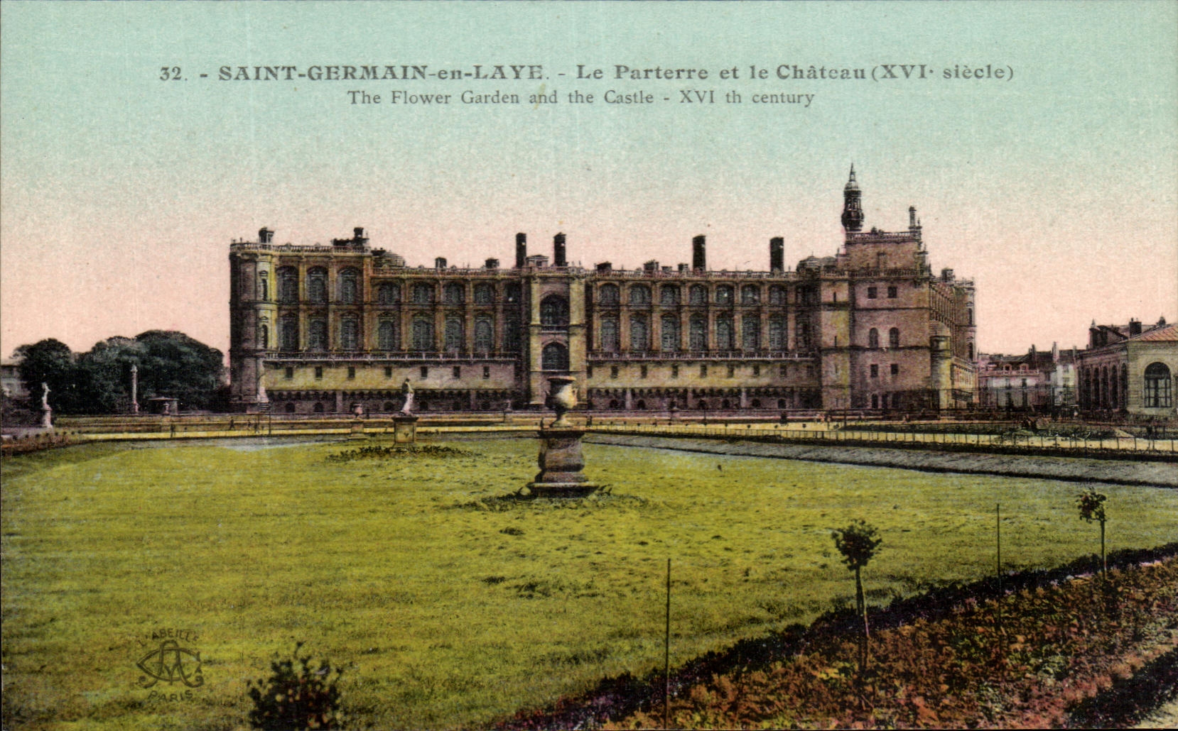 CPA Saint Germain en Laye Le Parterre et le Chateau
