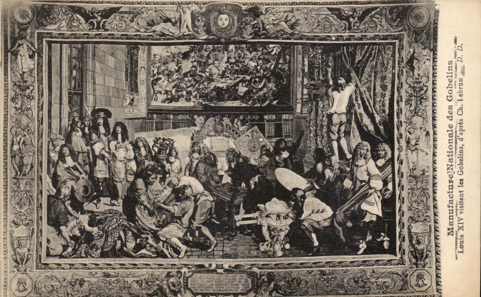 CPA Manufactures National Goblins Louis XIV visiting the Goblins