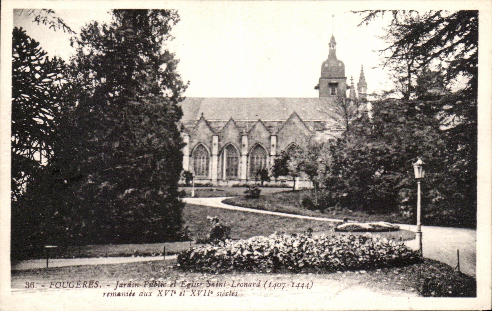 CPA Ferns Park and Church Saint Leonard remaniee with