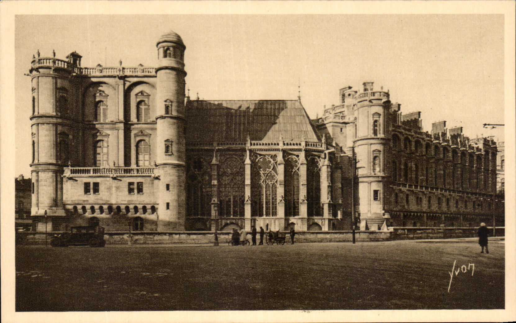 CPA St Germain En Laye Le Chateau et sa Chapelle