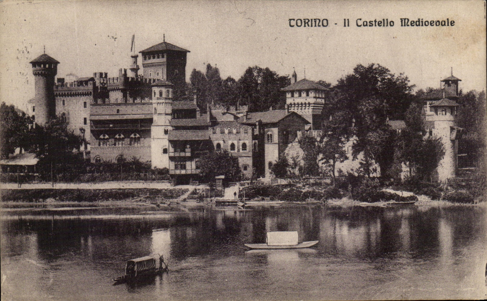 CPA Torino Castello Medievale 