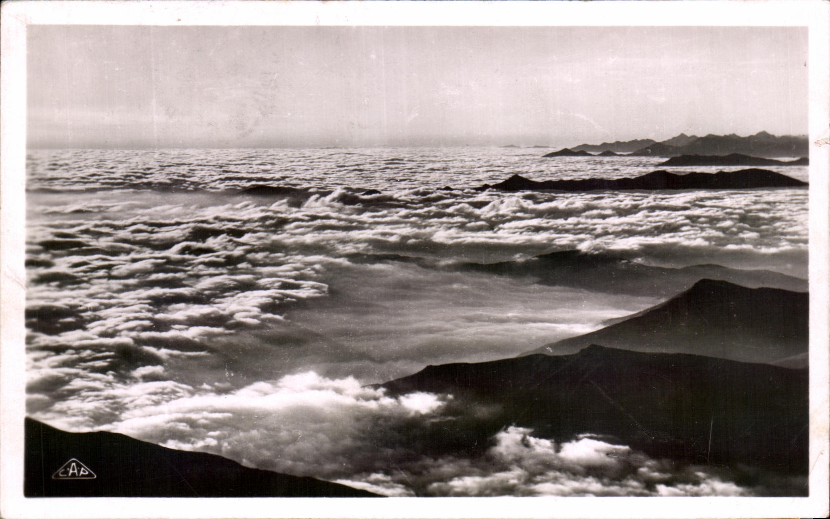 CPA Bagneres De Bigorre Mer De Clouds Seen Of the Peak Of the South