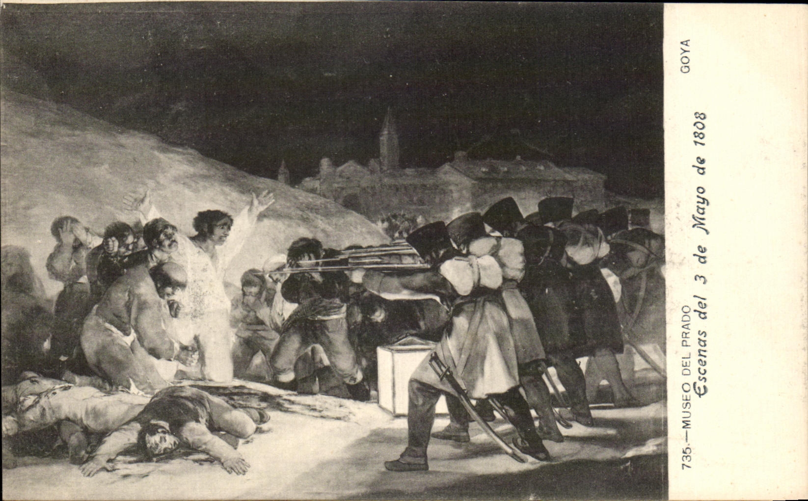 CPA Museo Del Pardo Escenas LED of Mayo of 1808