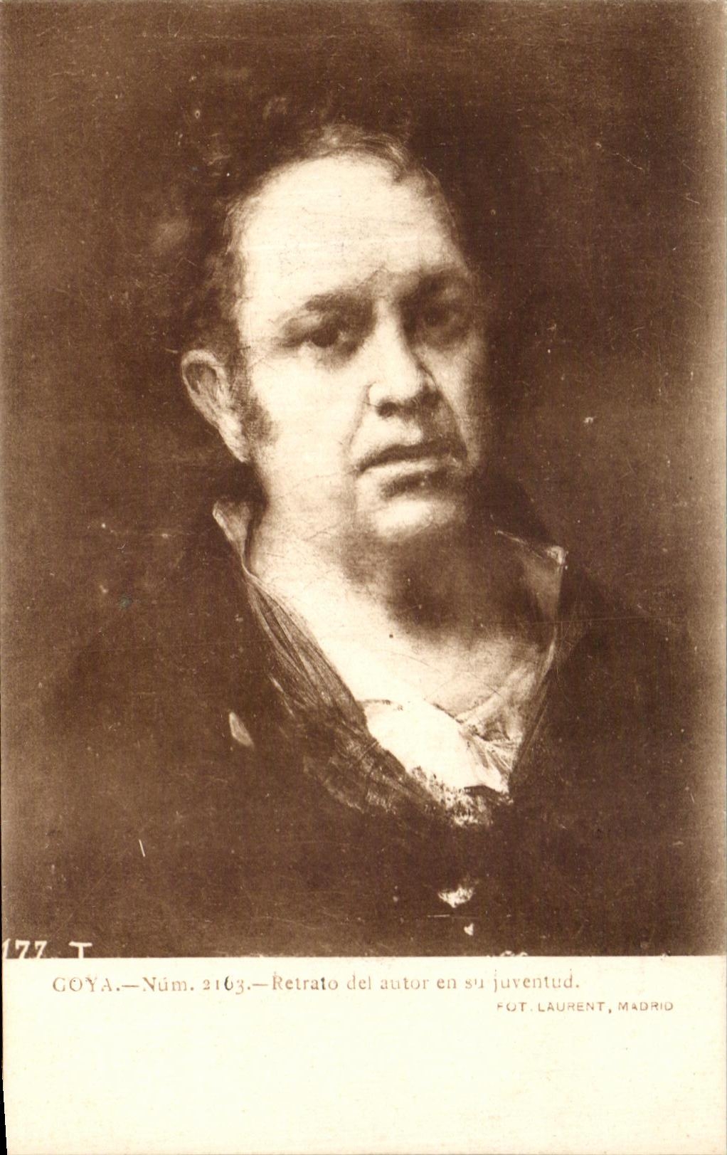 CPA Museo del Prado Reirato LED autor in known juventud Madrid